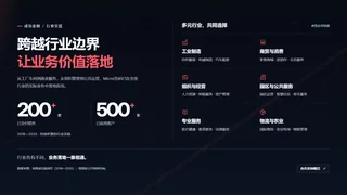 跨越行业边界，让业务价值落地暗色预览图